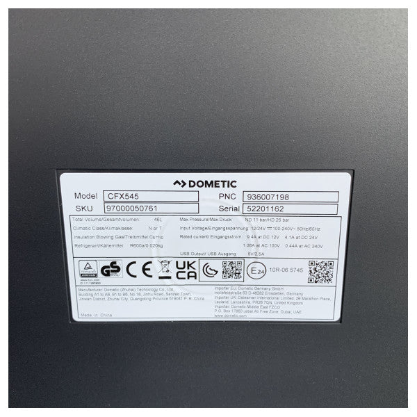 Dometic CFX5 45 45L jäähdytyslaatikko, kompressorijäähdytteinen - 97000050761 