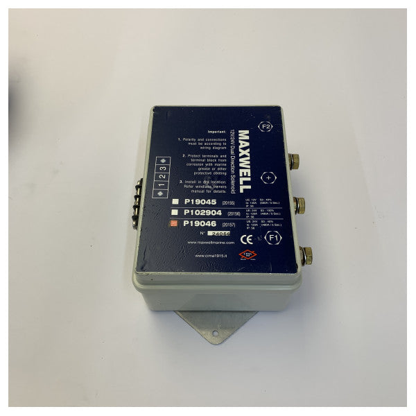 Maxwell HRC10-10 horizontalno sidreno vitlo za uže/lance 24 V 1200 W capstan 