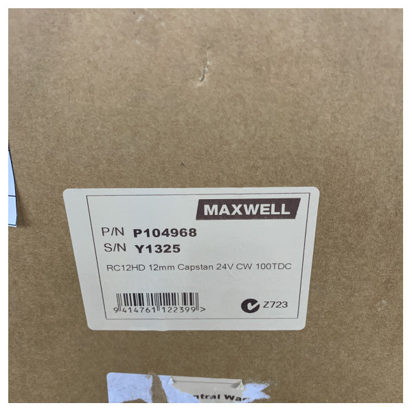 Vetus P104968 - Maxwell sidreno vitlo RC12-HD 12 mm 24 V 2000 W 100TDC CW s bubnjem 