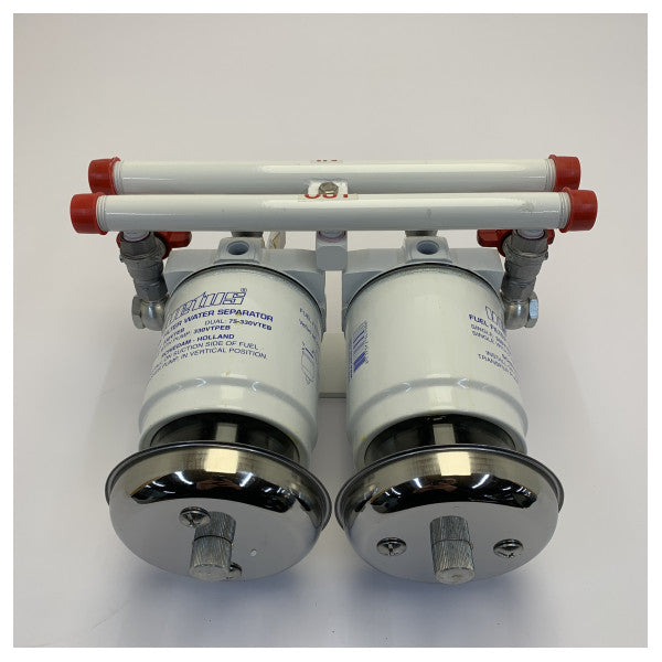 Filtro carburante doppio separatore d'acqua Vetus 75330VTEB 360L/h 