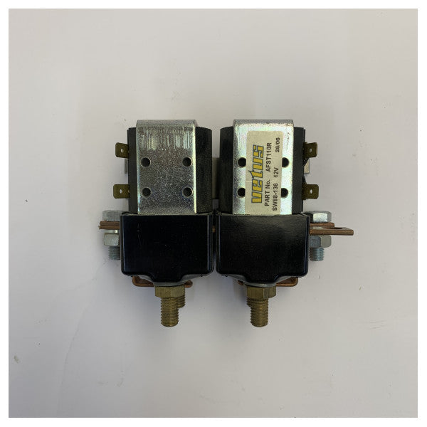 VETUS doble relé 12 Volt/1500 Watt terminales M8 