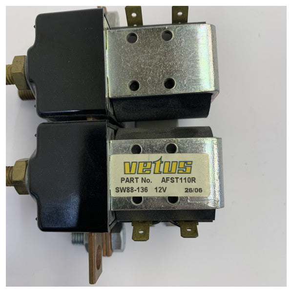 VETUS doble relé 12 Volt/1500 Watt terminales M8 