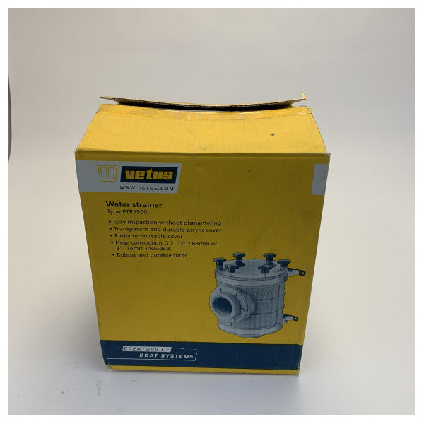 Filtre de liquide de refroidissement VETUS type 1900 Ø 63 mm FTR190063 