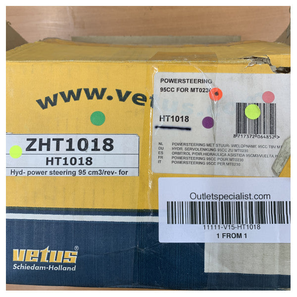Vetus hydraulisk servostyrning 95 cc/varv för cylindrar upp till MT23 