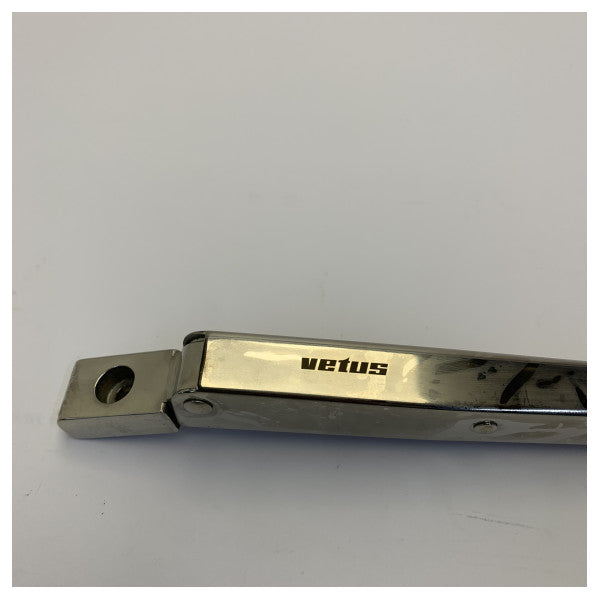 Braccio tergicristallo parallelo Vetus Black regolabile da 395 a 481 mm 