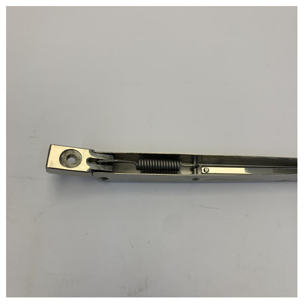 Braccio tergicristallo parallelo Vetus Black regolabile da 395 a 481 mm 