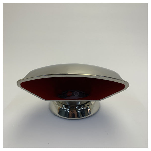 presa d'aria VETUS DONALD, 75 mm, acciaio inox 316, interno rosso 