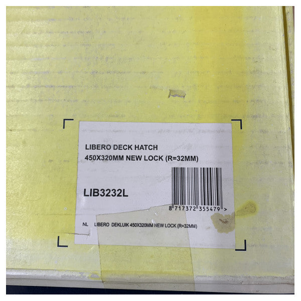 فتحة سطح Vetus LIB3232L Libero 320x450 مم R32 
