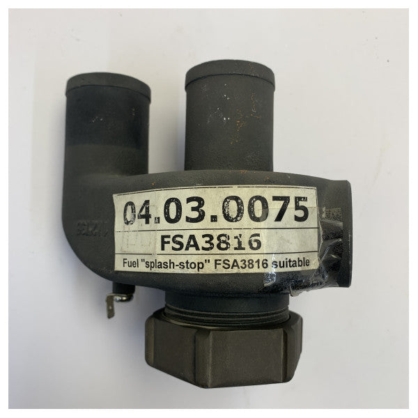 Vetus FSA3816 drivstoffoverløp type FSA lokk/slange 38 mm ventil 16 mm 