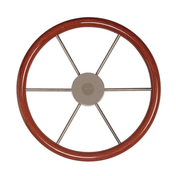 Vetus KW55 Steering wheel with mahogany hoop 550mm Including cover