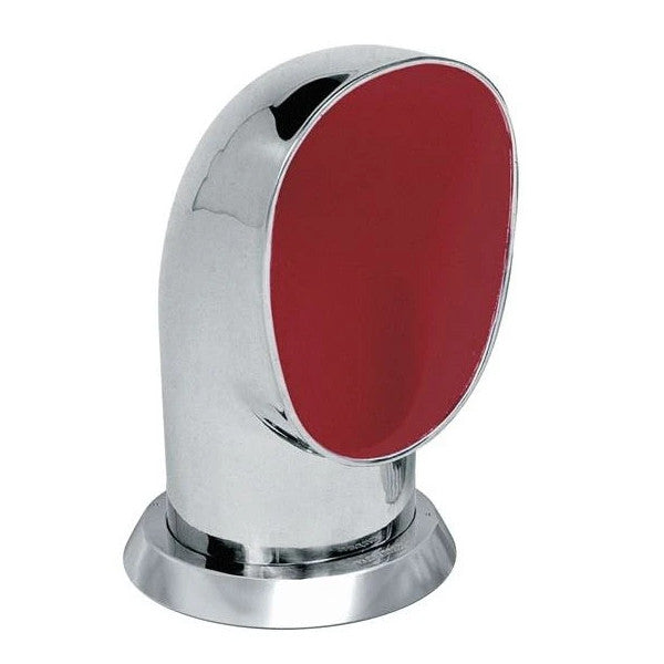 Vetus YOG316R YOGI air intake 125mm 316 Stainless Steel Red interior