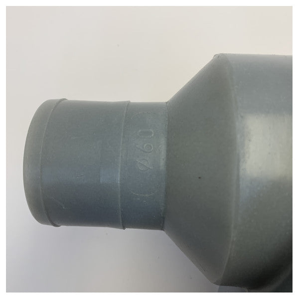 Vetus LSL60 silenciador / sistema de escape de 60 mm para mangueiras longas 
