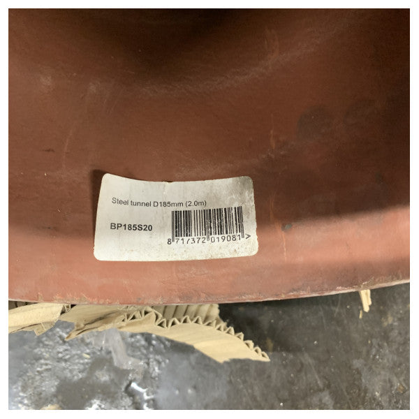 Vetus BP185S20 Bowthruster Tunnel Steel D185 x 2000 mm RED
