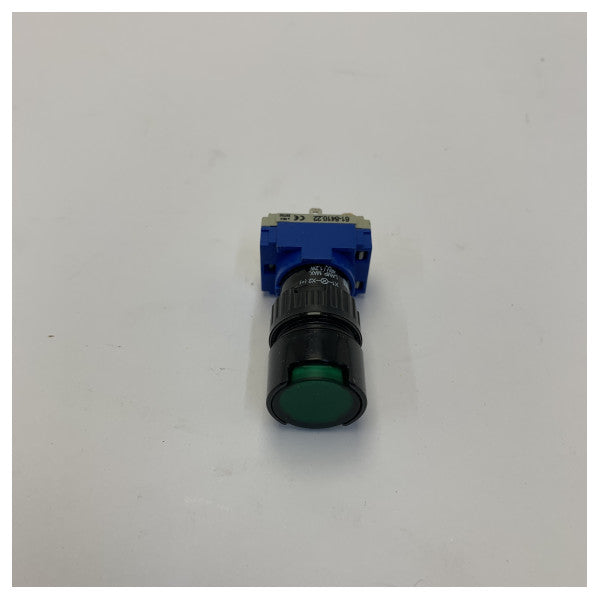 Vetus BPJSC01 Beleuchteter Schalter mit grüner Linse für BPJ BPS BPSM 