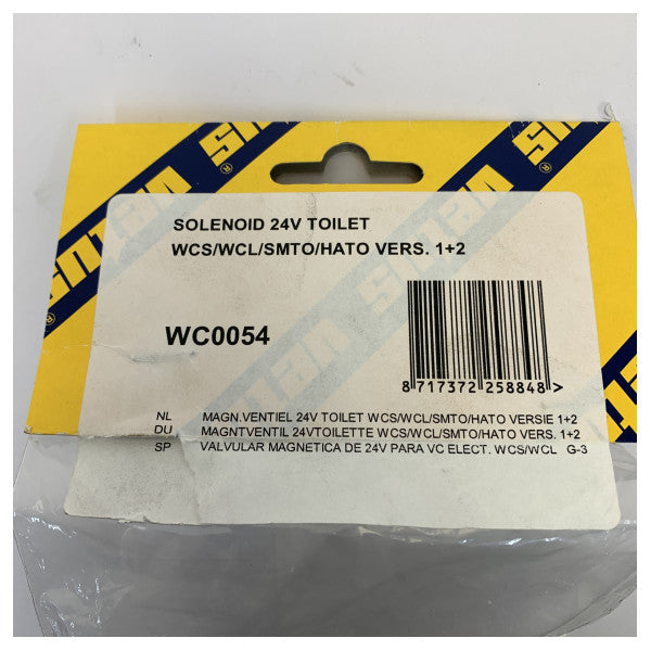 Vetus WC0054 solenoidiventtiili 24 V WC WCS WCL SMTO HATO 1 ja 2 