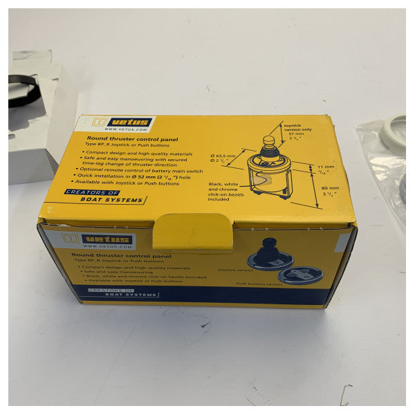 Pannello di controllo Vetus BPJR Thruster con joystick per prua e poppa 