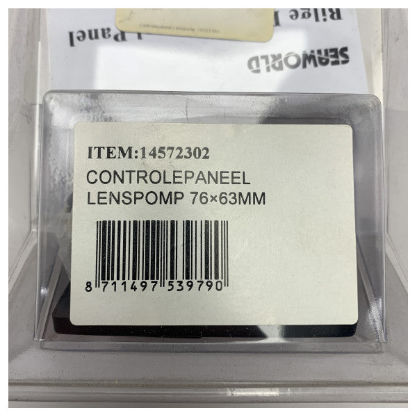 Seaworld sintine pompası kontrol paneli siyah 12/24V - 14572302