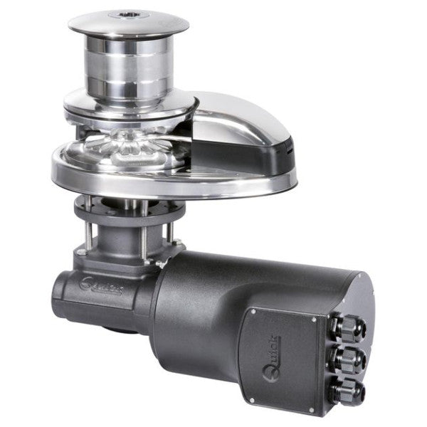 Quick Prince DP3 Vertical Electric Windlass 1500W 12V with Drum/Capstan - 10mm