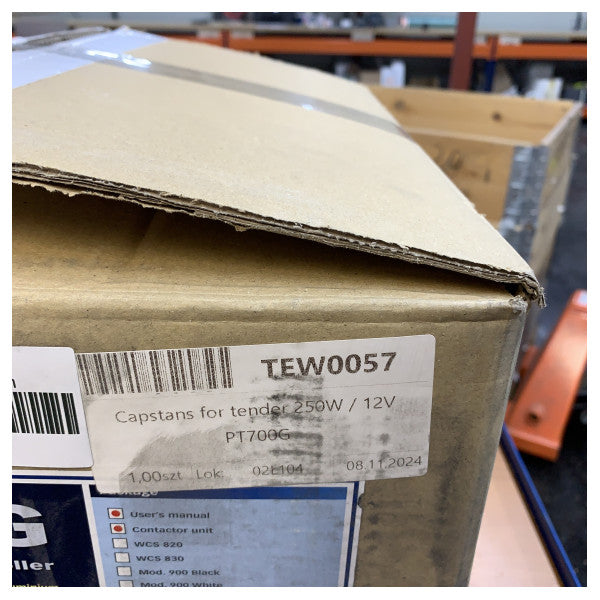 Γρήγορο ηλεκτρικό βαρούλκο σκάφους PT700G 250W 12V με κάπσταν / βιντζιέρα 