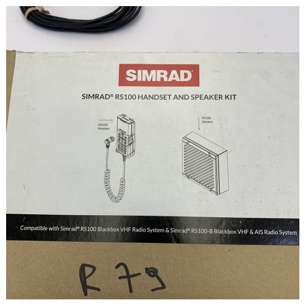 Simrad HS100 2nd stasjon VHF-sett høyttaler og kontrollenhet - 000-15647-001 