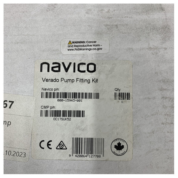 Navico Verado Kit de montagem para bombas hidráulicas - Mangueira e acessório Mercury Verado 
