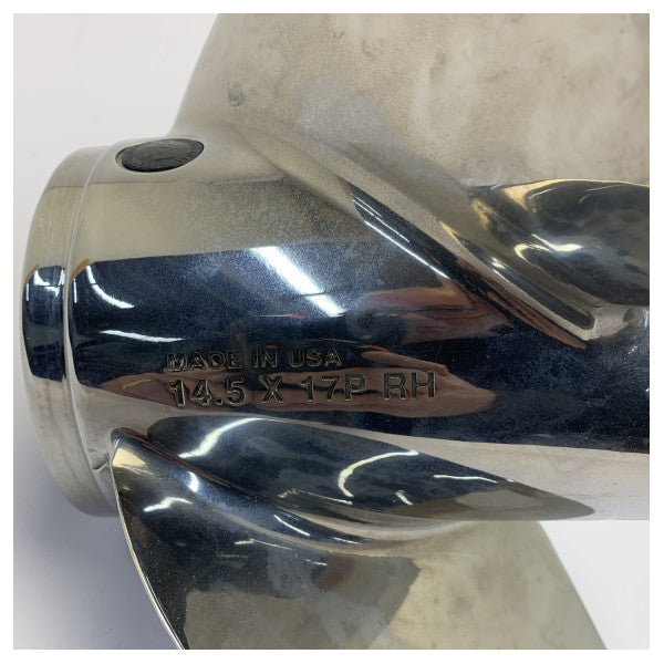 Mercury 8M0151235 Elica marina in acciaio inox Enertia 14.5x17 RH 