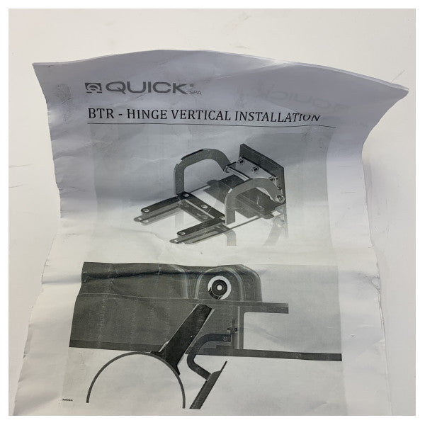 Quick BTR185 Soporte retráctil para propulsor de proa FVSLPVNG1850A00 