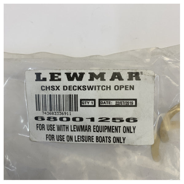 Lewmar CHSX -kansikytkin sähköiselle vinssin jalkakytkimelle - 68001256 
