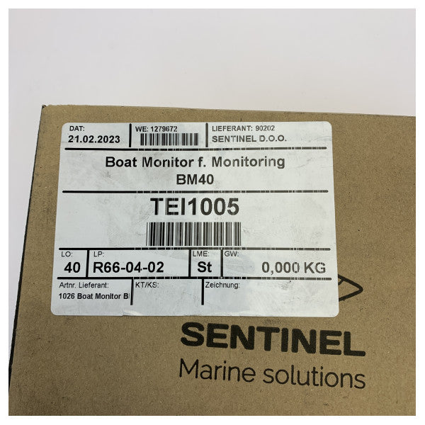 Sentinel BM40 3G Remote Boat Monitoring System 