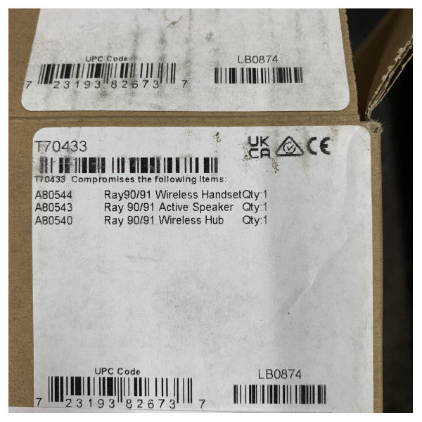 Raymarine Ray90 Ασύρματο κιτ 2ης θέσης με ακουστικό και hub - T70433 