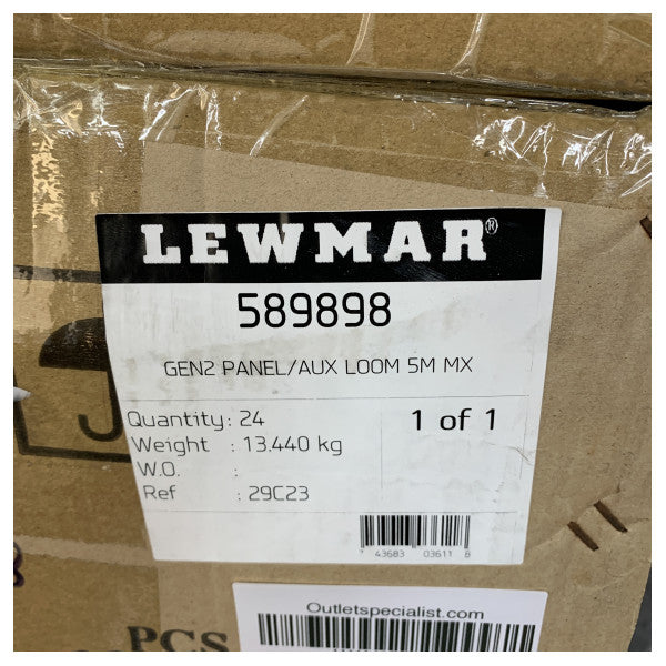 Lewmar Gen 2 Thruster Panel Wiring Cable 5M - 589898 