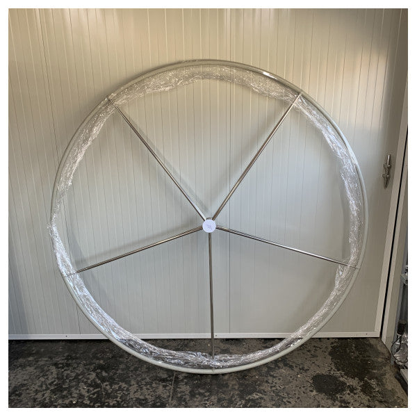 Lewmar M-Maxi 1800 HF GY yachtstyrehjul - 1800 mm stor sejlbåd - 89700371 