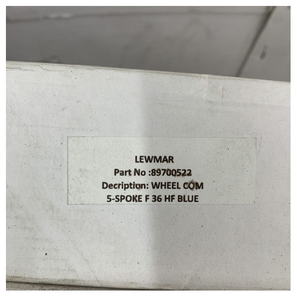 Lewmar 5-лъчен Commodore Yacht Steering Wheel син - 89700522 