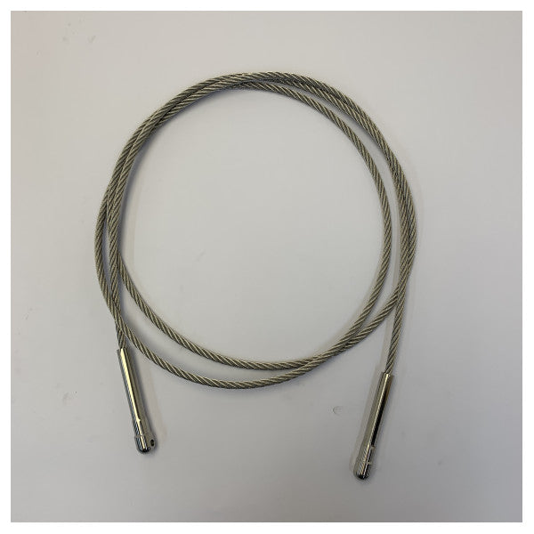 Lewmar 89101433 cavo in acciaio inox da 6 mm occhiello-occhiello 2350 mm 