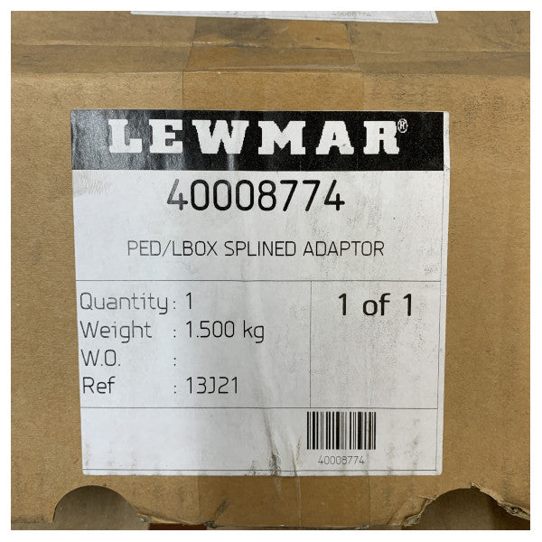 Lewmar 40008774 splineaksel 
