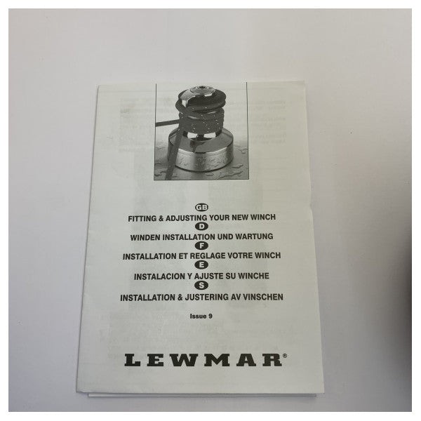 Lewmar 30AST Ocean Self-Tailing Βίντζι 2 ταχυτήτων - Μαύρο Αλουμίνιο - 30ST - 49030020 