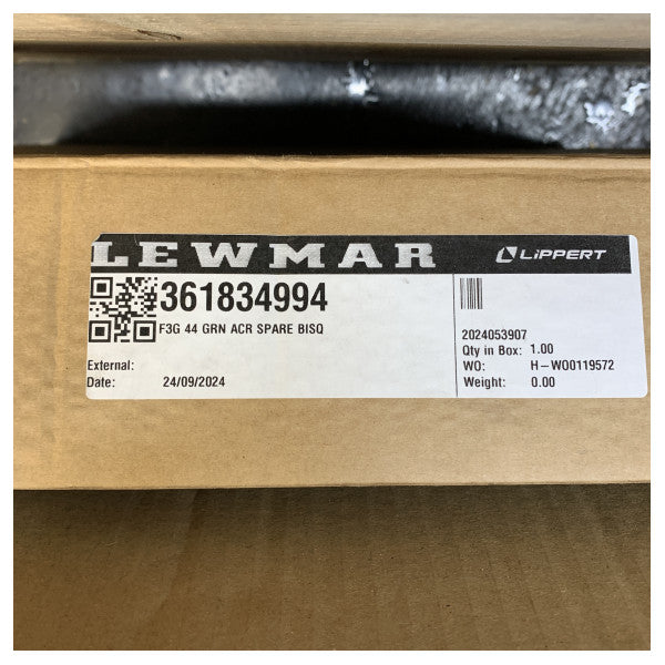 Ricambio in acrilico per sostituzione oblò Lewmar Size 44 F3G - Tinta verde - 361834994 