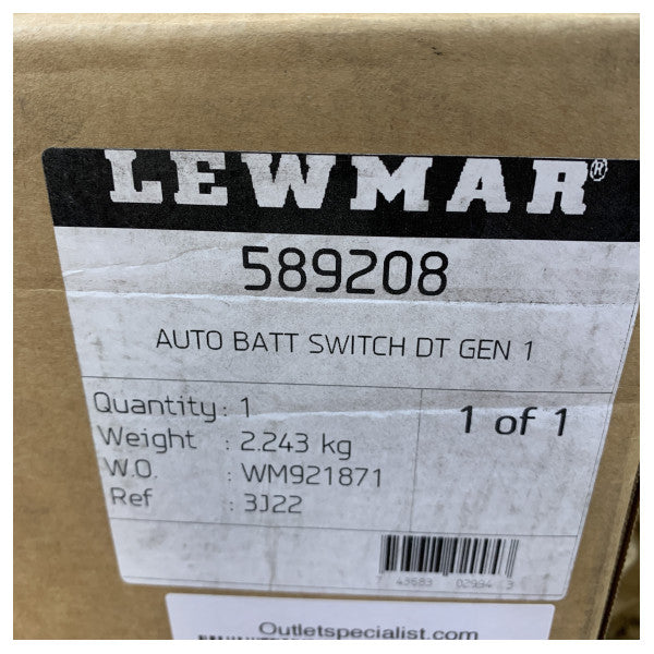 Lewmar Automatic Battery Switch DT Gen 1 - Морське електрообладнання - 589208 