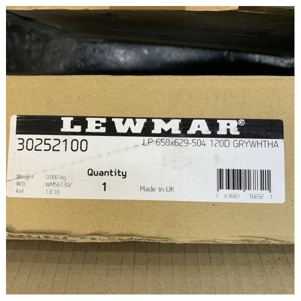 Lewmar Low Profile Hatch 658 x 629mm - Qafas Abjad Akriliku Griż - 30252100 
