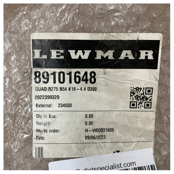 Lewmar styrekvadrant R275 B54 K18-4.4 D390 - 89101648 