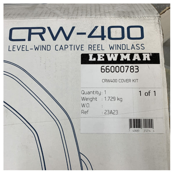 Lewmar CRW400 Kit de Tampa de Molinete com Captura - 66000783 
