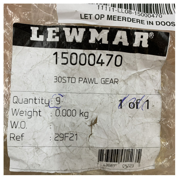 Lewmar 30STD zapadka mechanizmu do kabestanów samoknagujących - 15000470 