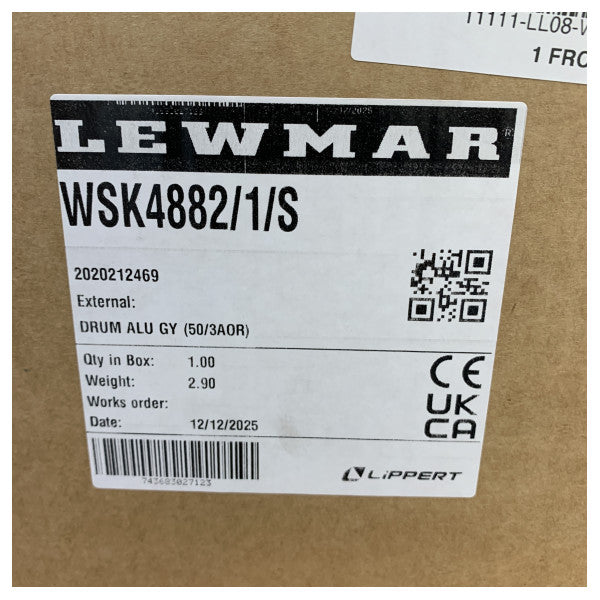 Lewmar Самoknagący kabestan rozmiar bębna 50/3AOR - szare aluminium - WSK4882/1/S 