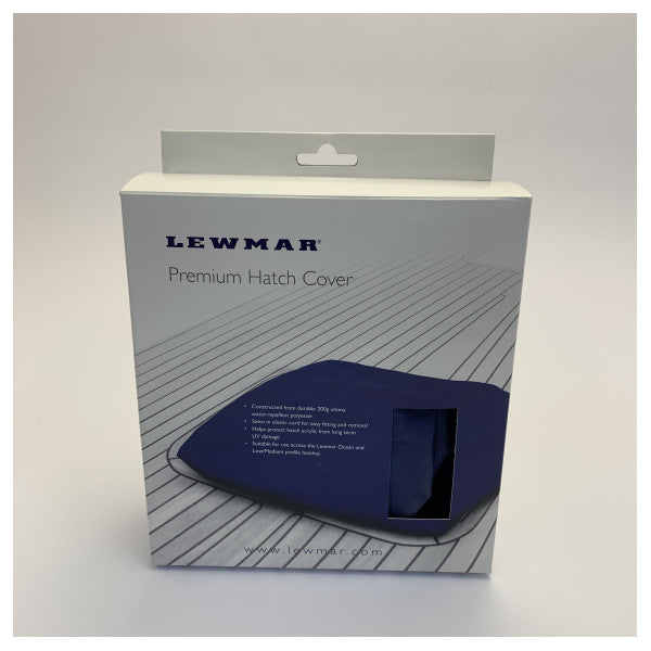 Lewmar サイズ 65 低・中型プロファイル ハッチカバー - ネイビーブルー - 369659900 