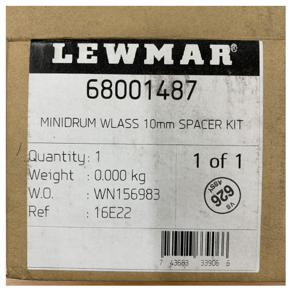 Lewmar 68001487 Minidrum Windlass 10mm Spacer Kit - Anodized Aluminum