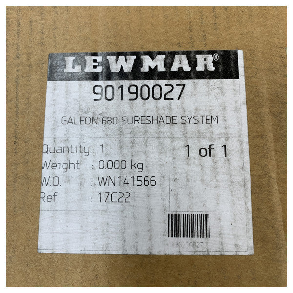 Lewmar 90190027 Galeon 680 Πλήρες Σετ Μοτέρ και Μονάδας Ελέγχου SureShade System 