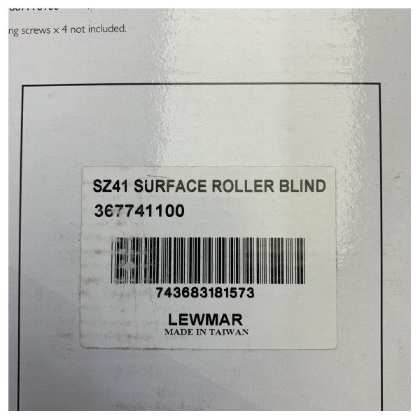 Lewmar 367741100 rullaverho Sz41 -jahdin luukkuverho ja hyttysverkko 