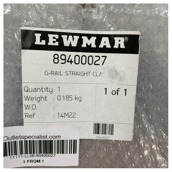 Lewmar 89400027 G-Rail Ευθύ Κλασική Ράγα Υλικού Γιοτ 