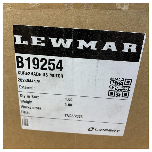 Lewmar B19254 SureShade DCモーター（ギアヘッド付き） 
