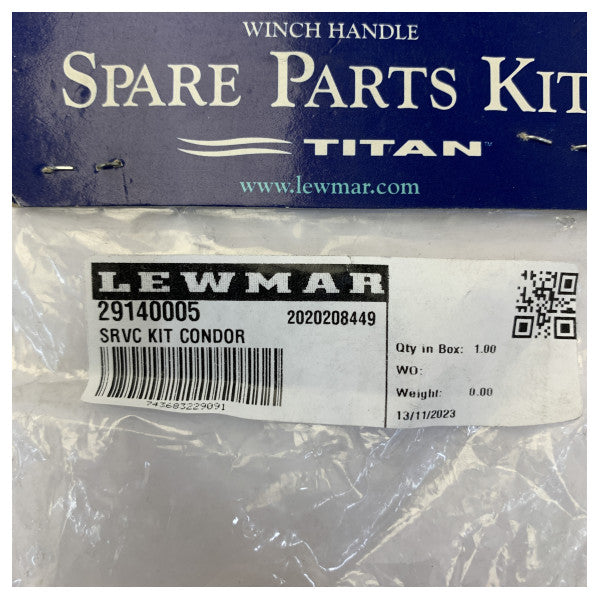 Lewmar 29140005 Kit d'entretien pour poignée de winch Condor 